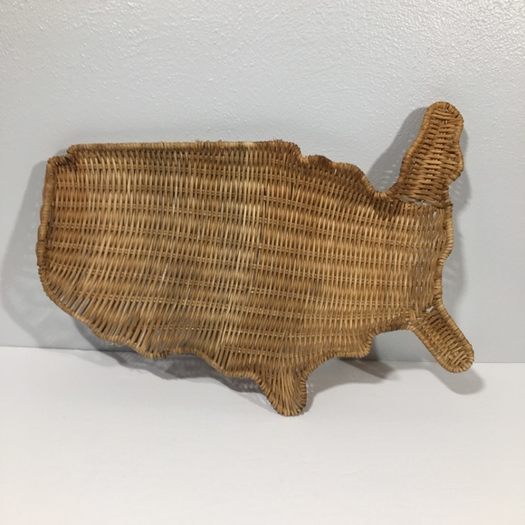 Vintage Wall Art Vintage Wicker Wall Art Usa America Wicker Basket Poshmark
